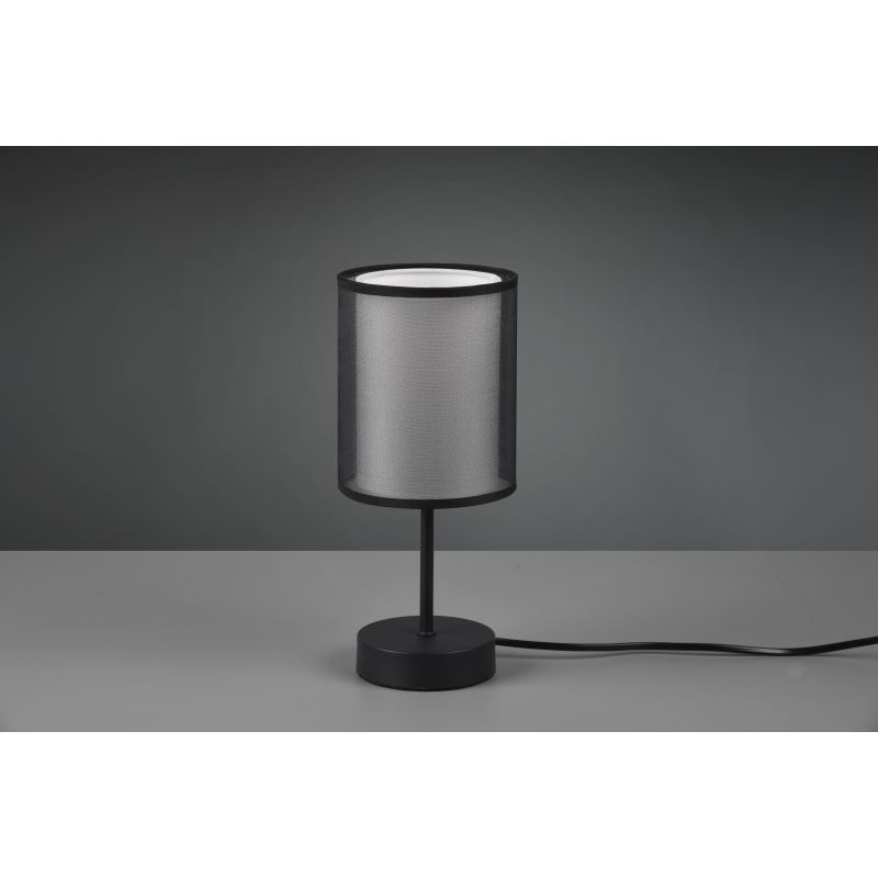 Galda lampa burton e14 matt melna