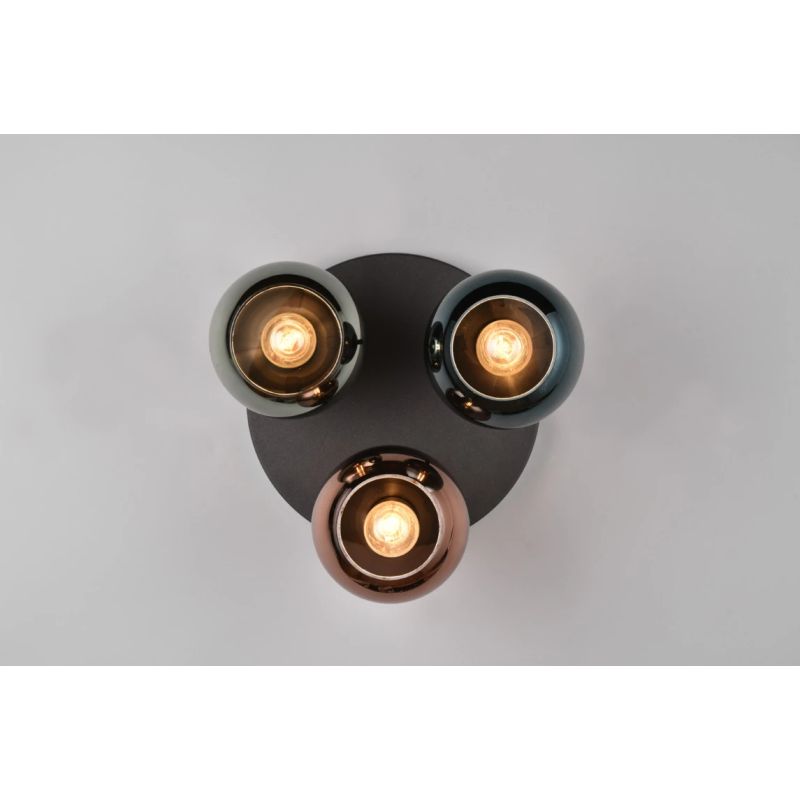 Griestu lampa sheldon 3xe14 daudzkrāsu