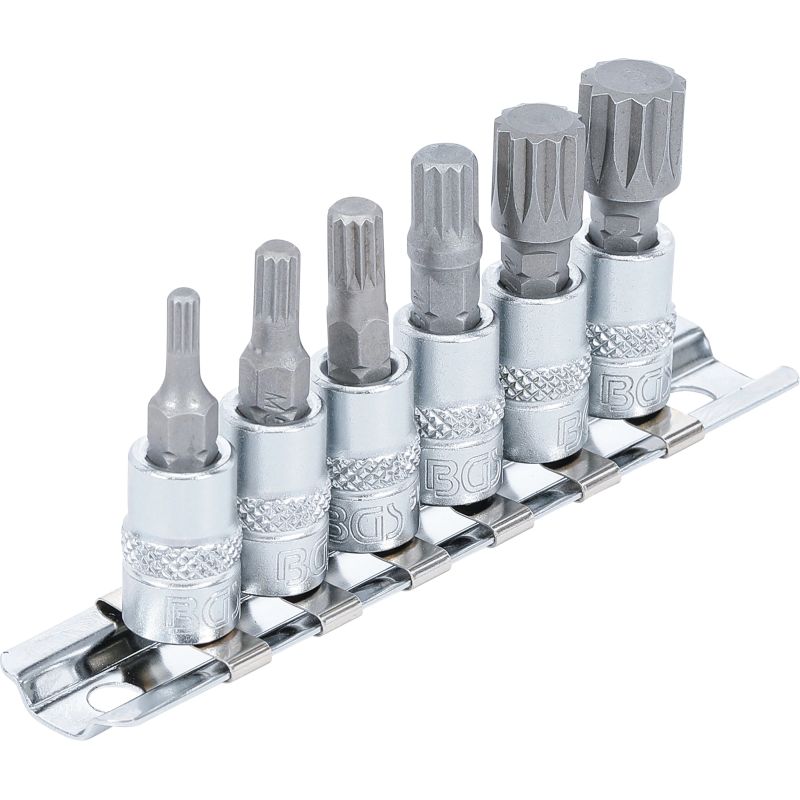 2162 12-kanšu uzgaļu XZN kompl. 4-12mm 1-4mm BGS