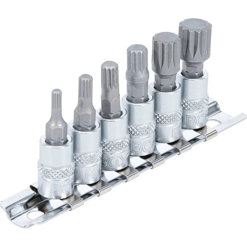 2162 12-kanšu uzgaļu XZN kompl. 4-12mm 1-4mm BGS