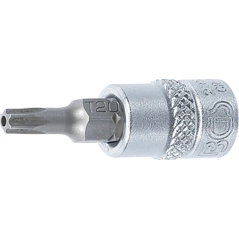 Skrūvgriežu uzgalis muciņā - T20 Uzgalis ,Torx, ar caurumu - 1-4 Stiprinājums