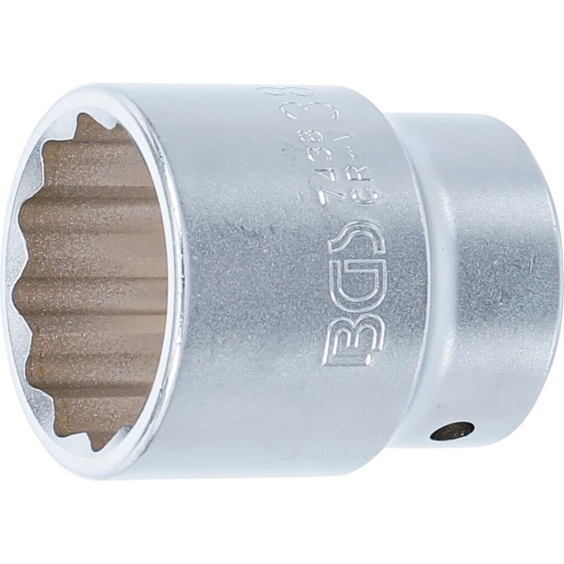 Socket, 12-point - 20 mm ,3-4, Drive - 38 mm