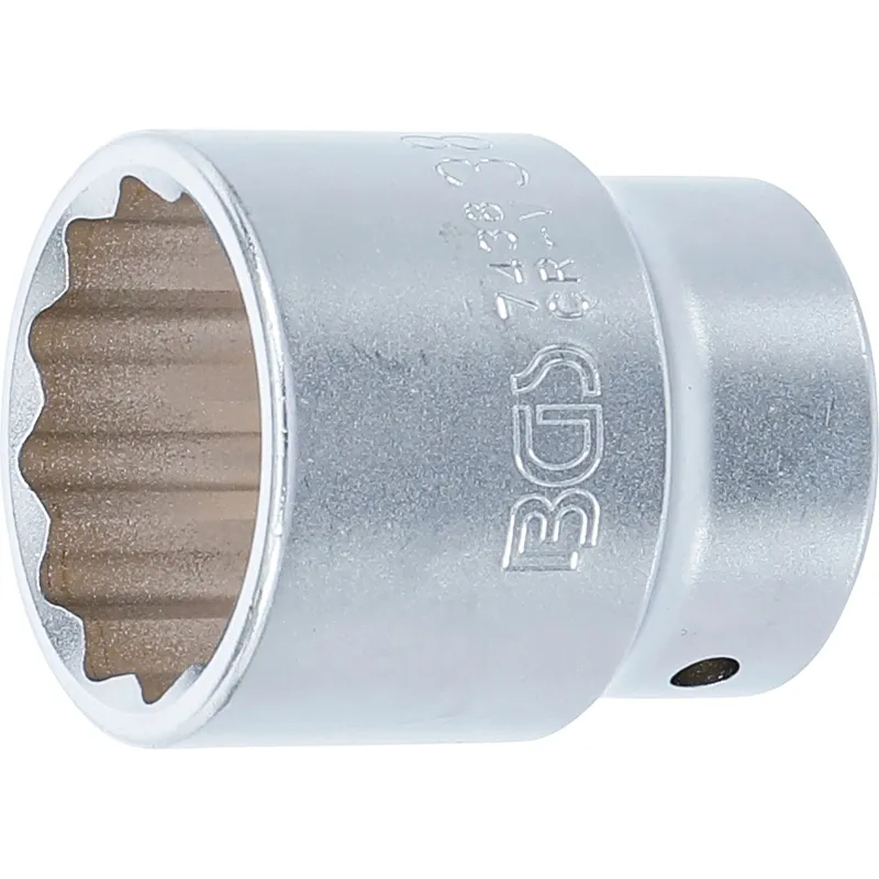 Muciņa 12-kanšu - 38 mm izmērs - 3-4 savienojums