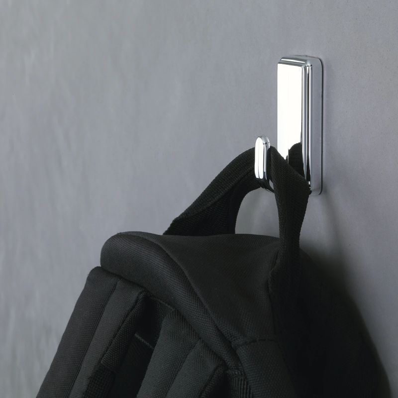 Крючок для одежды Tesa Powerstrips, хромовый цв.