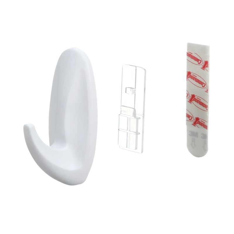 Крючок 3M Command T17082C, белый цв., 2 шт.