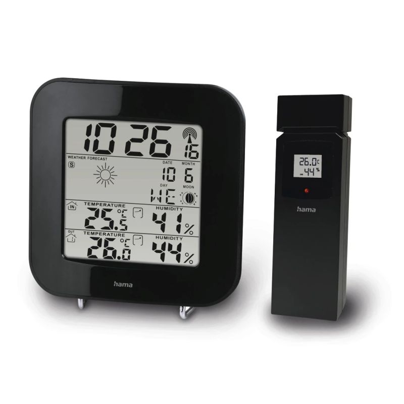 Hama 00186310 Weather station EWS-200 Black
