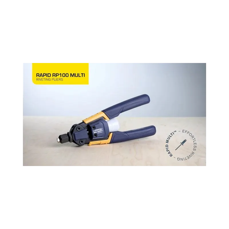 Riveting pliers RP100 Multi Press Less, two hand pliers, Rapid