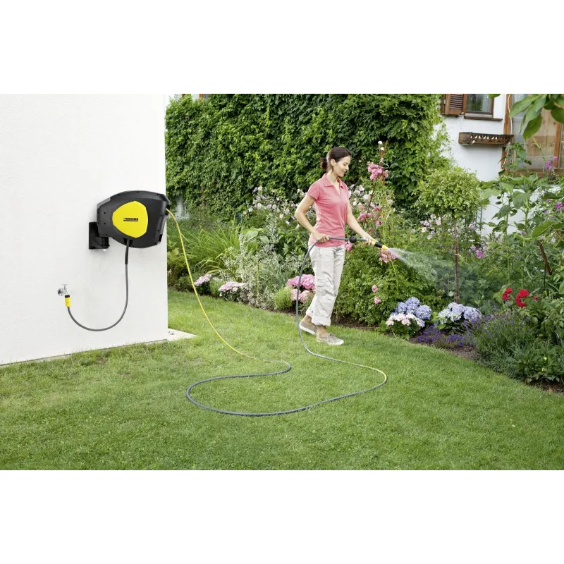 Automātiska šļūtenes spole ar laistīšanas šļūteni Kärcher Compact Reel CR 5.330, 30 m