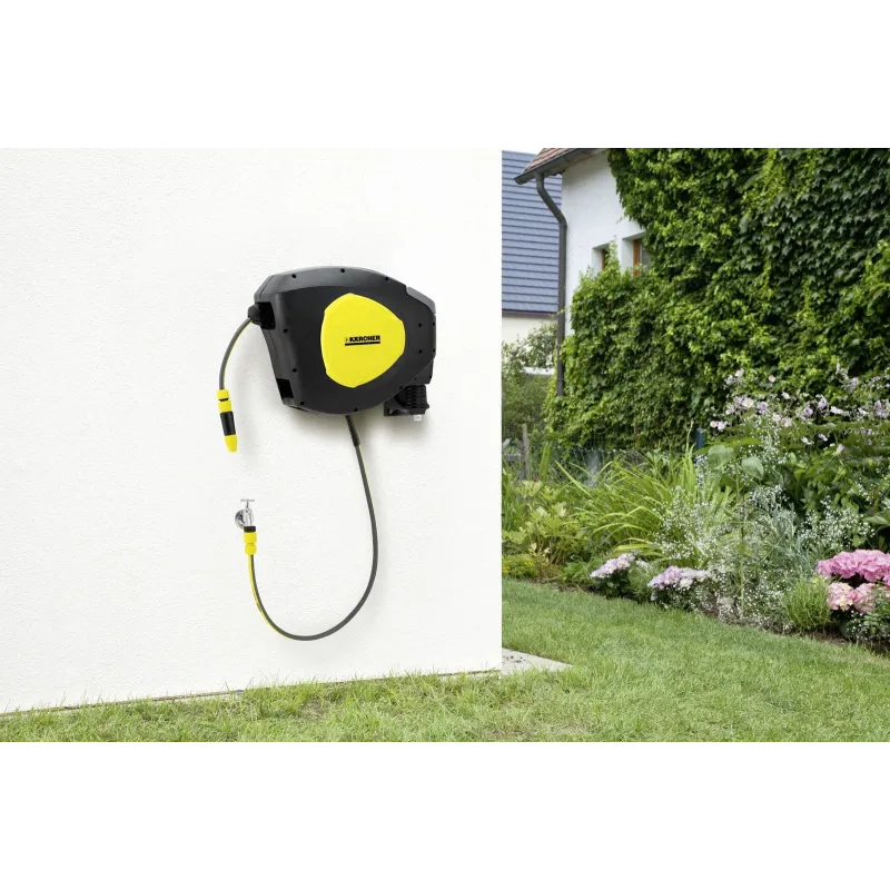 Automātiska šļūtenes spole ar laistīšanas šļūteni Kärcher Compact Reel CR 5.330, 30 m