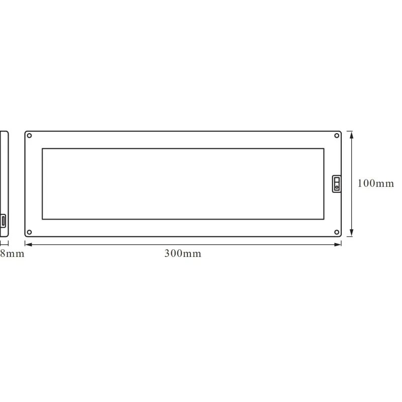 Lampa iemontējams mēbelēs Ledvance Cabinet CABINET, LED, 3000 °K, 1 x 5 W