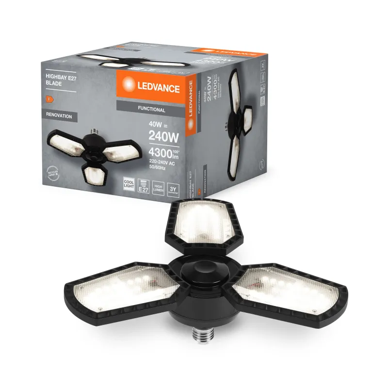 Gaismeklis Ledvance LED, balta, E27, 40 W, 4300 lm