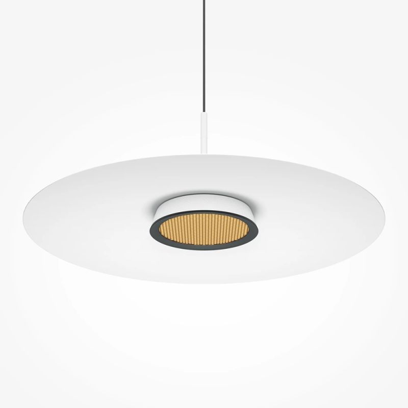 Lampa griestu maytoni el 12w melnbalta