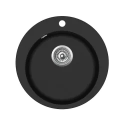 Sink oval sr 100-601 w black