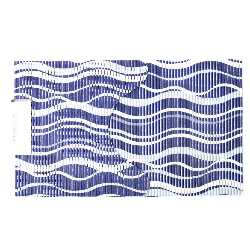 Tualeto kilimėlis Okko M1111, mėlyna sp., 80 cm x 48 cm