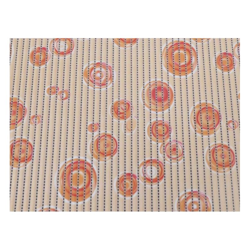 Коврик для ванной Thema Lux M7102, коричневый цв.-желтый цв., 65 см x 45 см