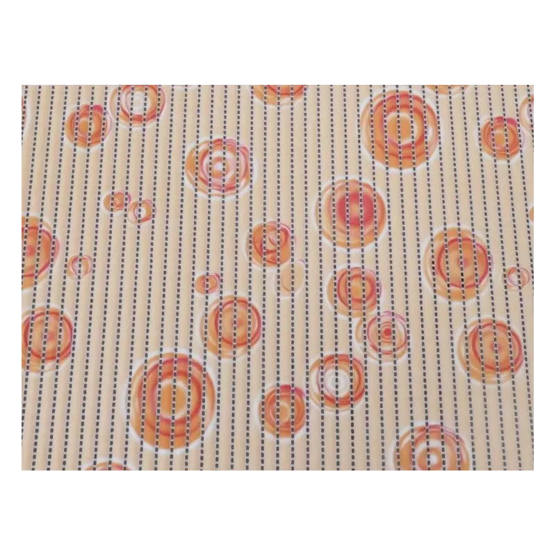 Vonios grindų kilimėlis Thema Lux M7102, ruda sp.-geltona sp., 65 cm x 45 cm