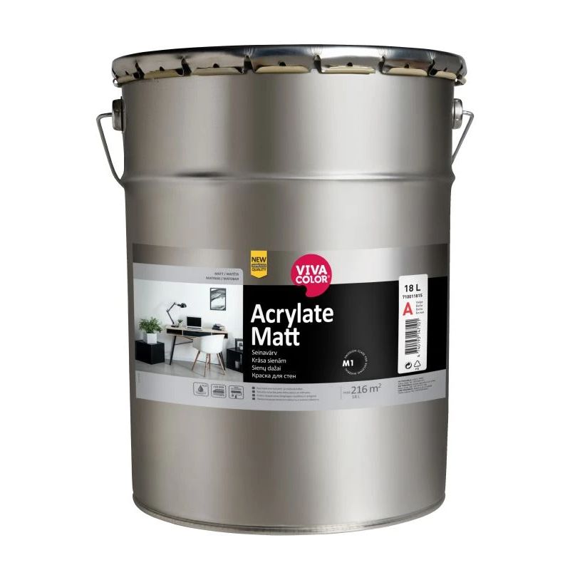 Krāsa sienām acrylate matt a 18l