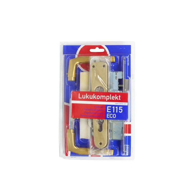 Slēdzenes komplekts ar maināmo virzienu