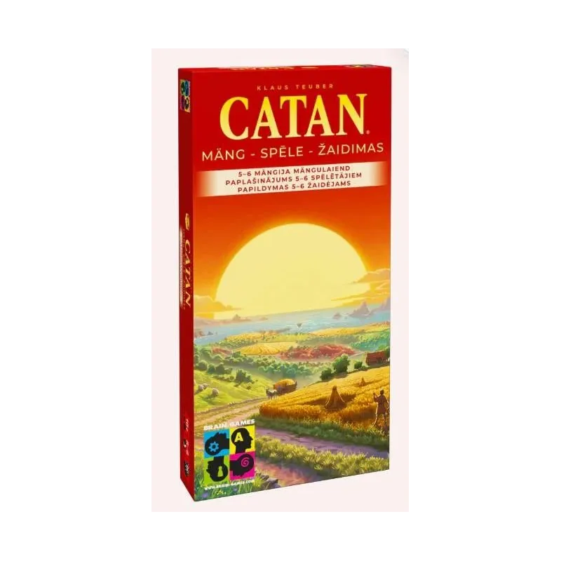 Papildinājums galda spēlei Catan Brain Games Catan Extension 5-6 Players BRGCAT56