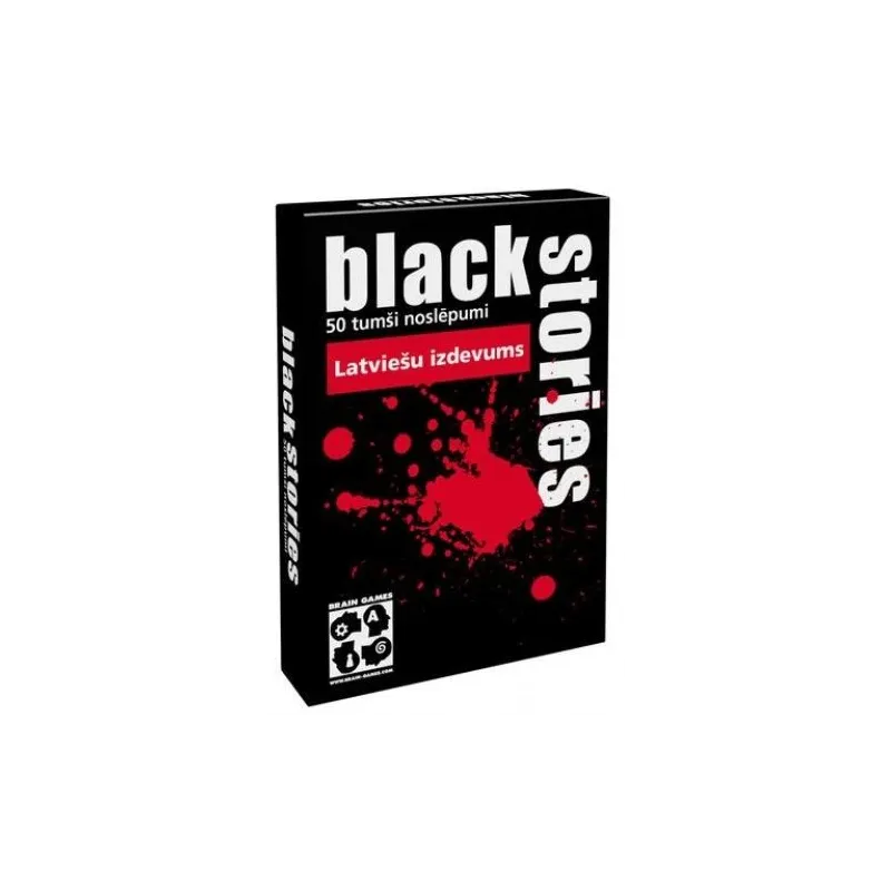 Kāršu spēle Brain Games Black Stories, LV