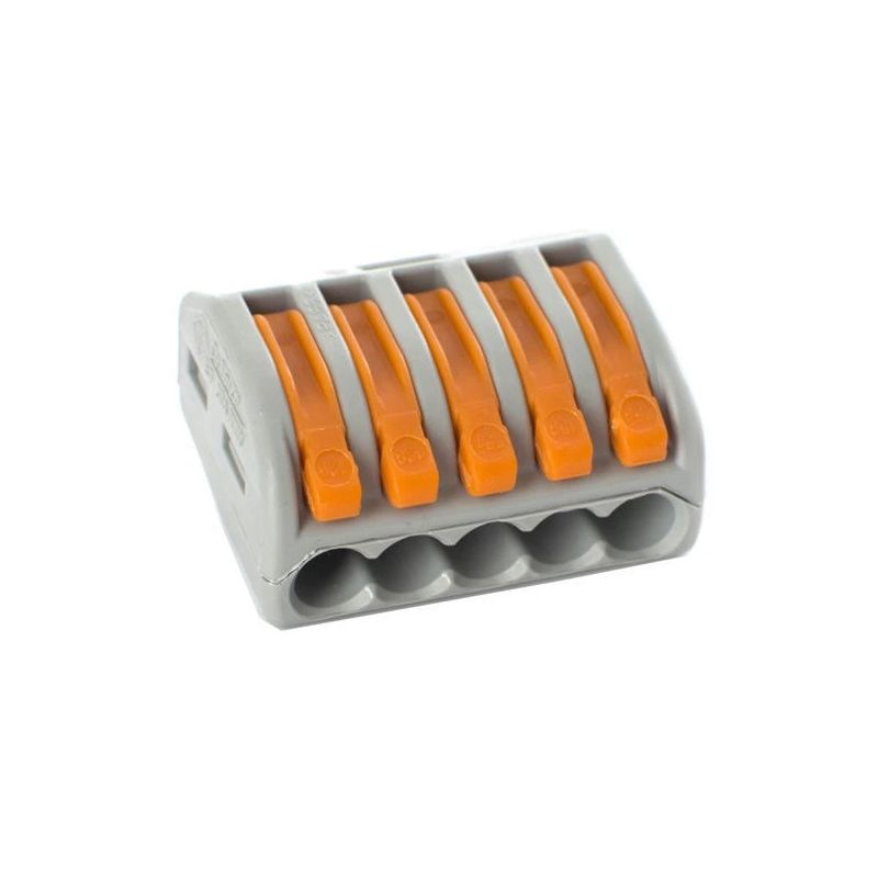 Klemm Okko CMK-415, 5 x 0,08-4 mm², 32 A, oranž v.-hall v., 5 tk