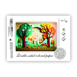 Krāsains papīrs SMLT 2SP-P8, A4, 80 g-m², 29.5 cm x 21 cm