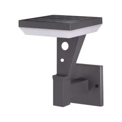 Sienas gaismeklis ar saules bateriju Tope Salta, 5W, IP65, antracīta krās.