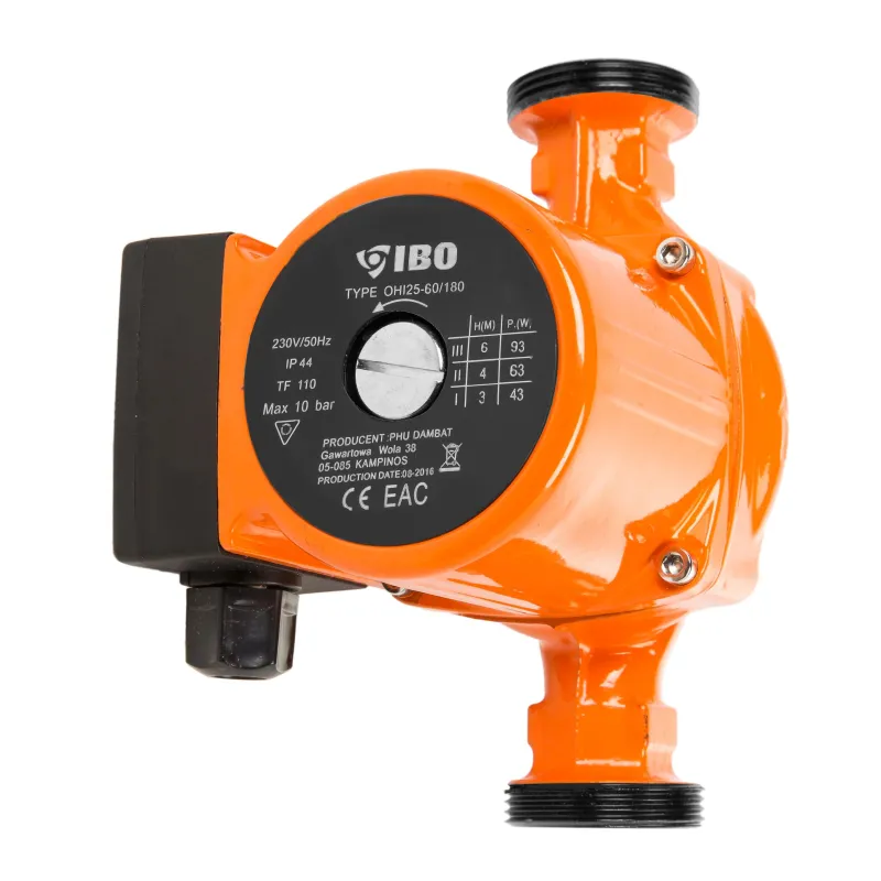 Cirkulācijas sūknis IBO OHI 25-60, 180 mm, 46 - 93 W