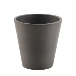 Цветочный горшок Green Ship s-11t15, spw, черный цв.