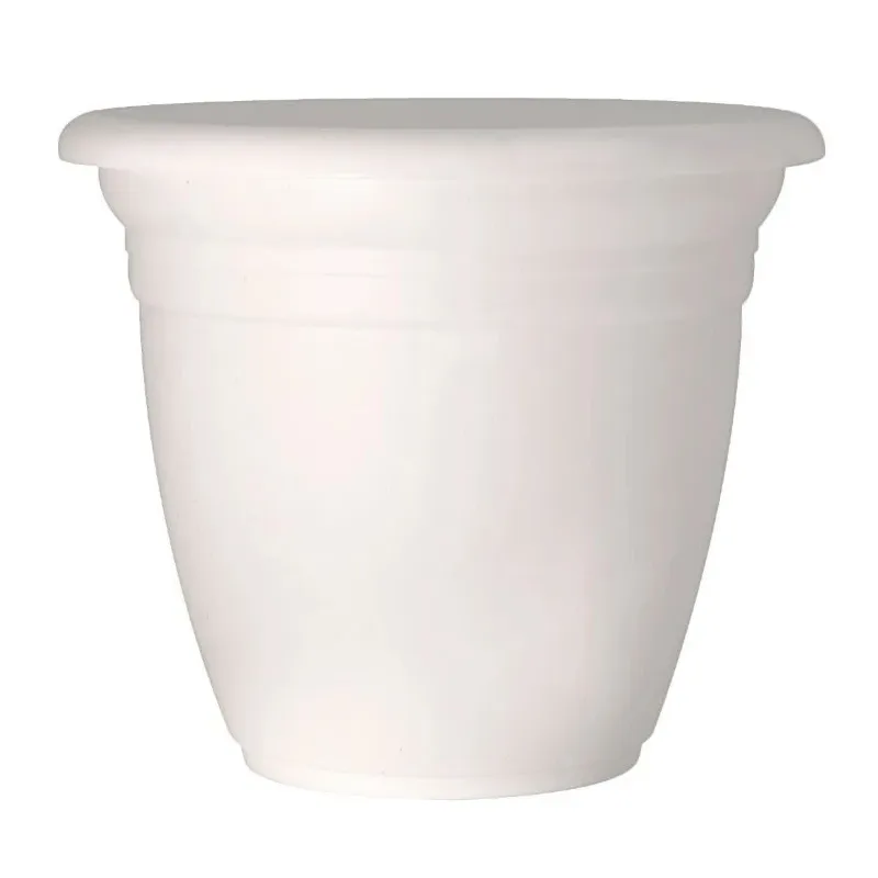 Puķu pods Domoletti TE000024-110, plastmasa, balta krās.