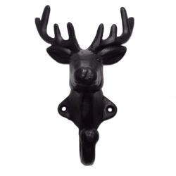 Крючок для одежды GB-2418, 14 см, черный цв.