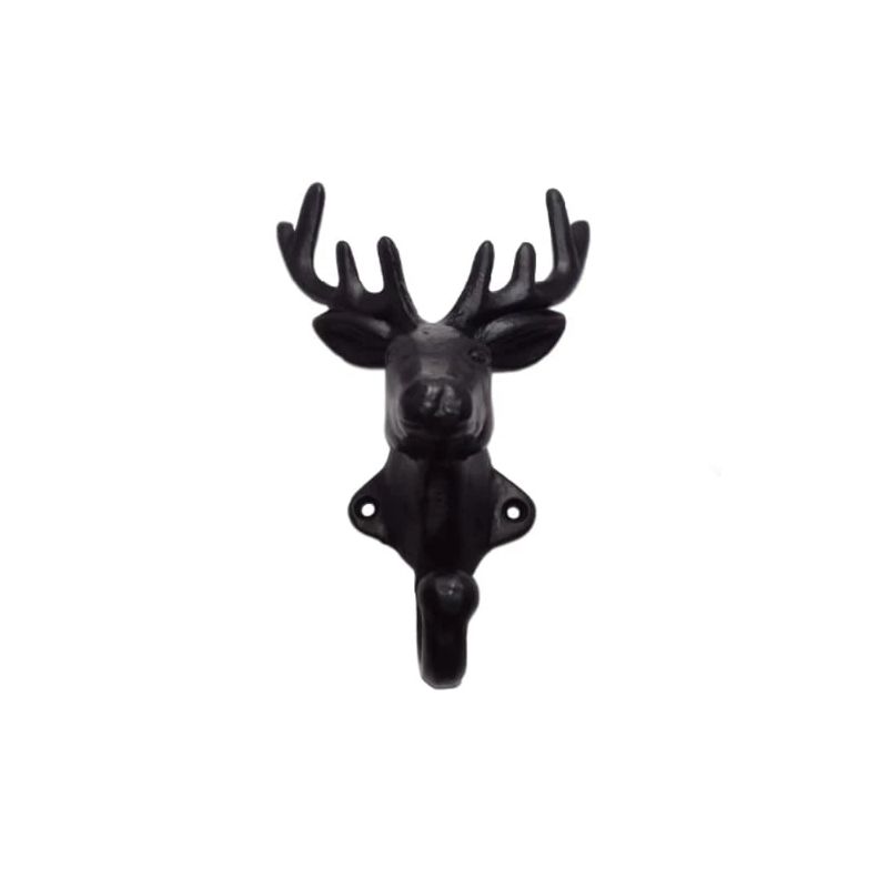 Крючок для одежды GB-2418, 14 см, черный цв.