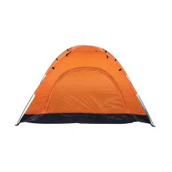 Četrvietīga telts 103404, oranža krās., 210 cm x 210 cm x 130 cm