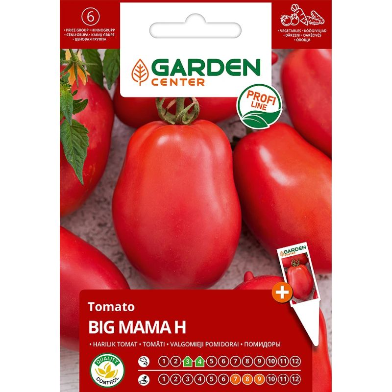 Sēklas dārzeņu tomāti big mama h 10s