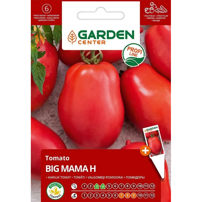 Sēklas Garden Center, tomāti BIG MAMA H, 0.5 g
