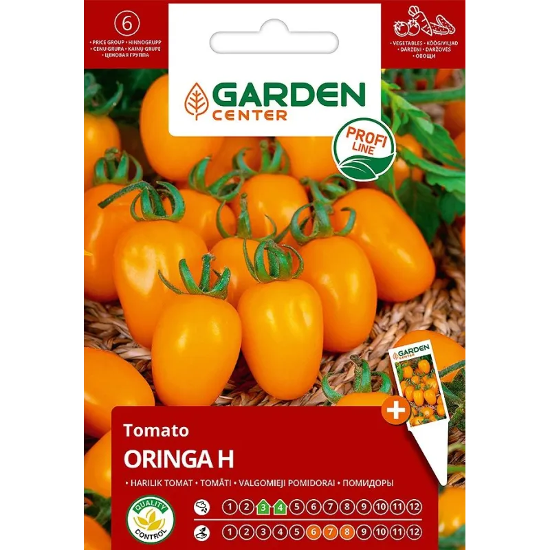 Sēklas Garden Center, tomāti ORINGA H, 0.5 g