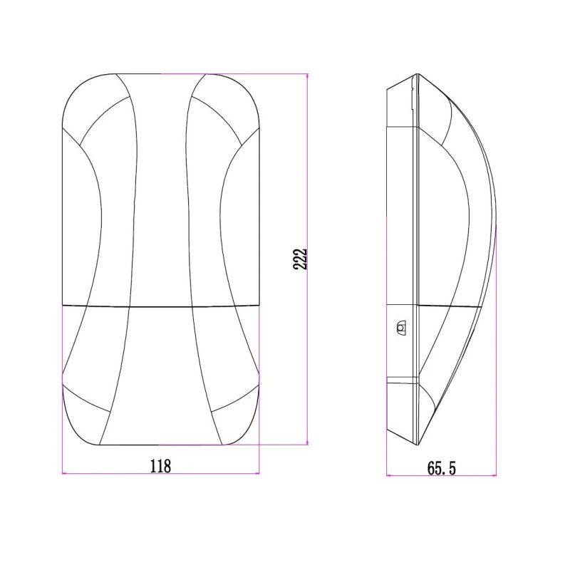 Sienas led lampa flik ip65 2700k
