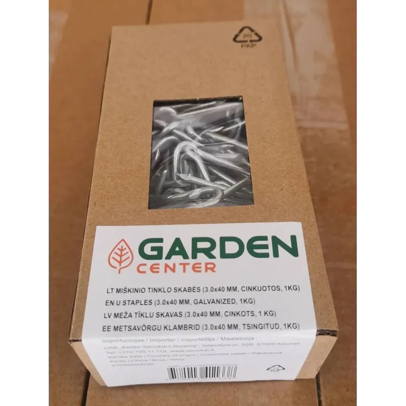 Skavas meža tīkla nost 40x3.0mm cink 1kg