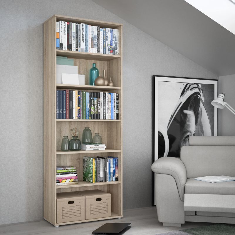 Grīdas plaukts Domoletti BLPR711-D30F, koka krās., 197.5 cm x 72.6 cm x 34 cm