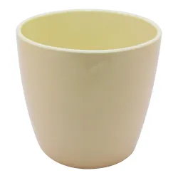 Lillepott Domoletti Emi, keraamiline, kollane