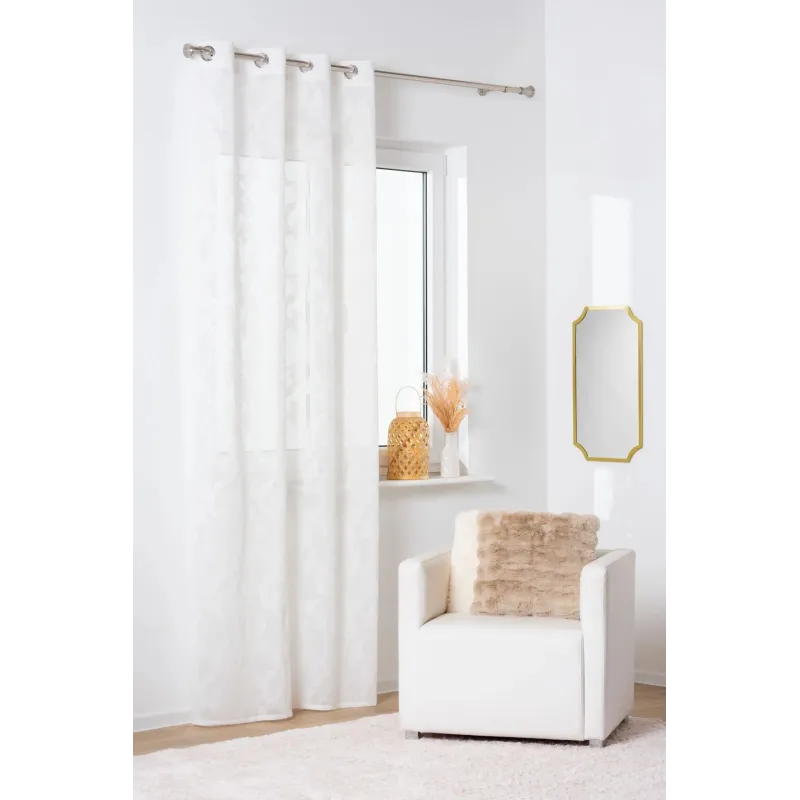 Дневной занавес Domoletti PILEA, белый, 140 см x 260 см