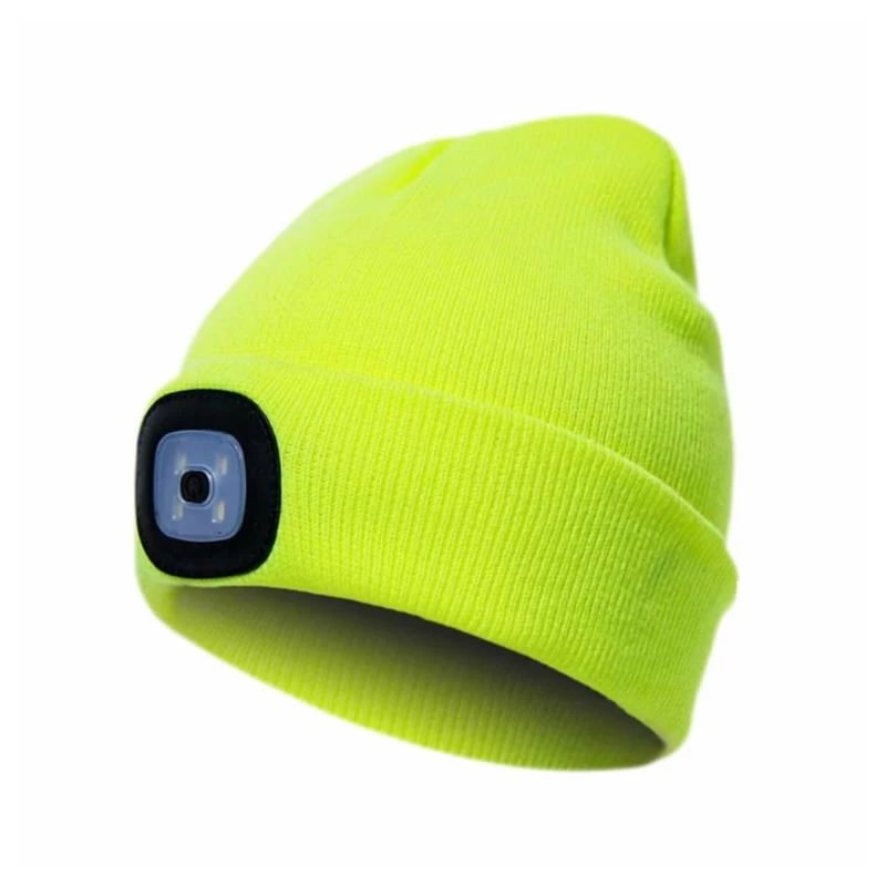 Cepure kled lādējama led dzeltena std