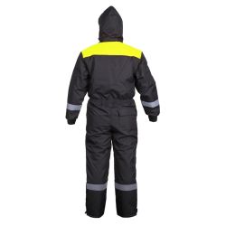 Рабочий комбинезон Baltic Canvas FB-8906XXL, черный цв.-желтый цв., XXL размер
