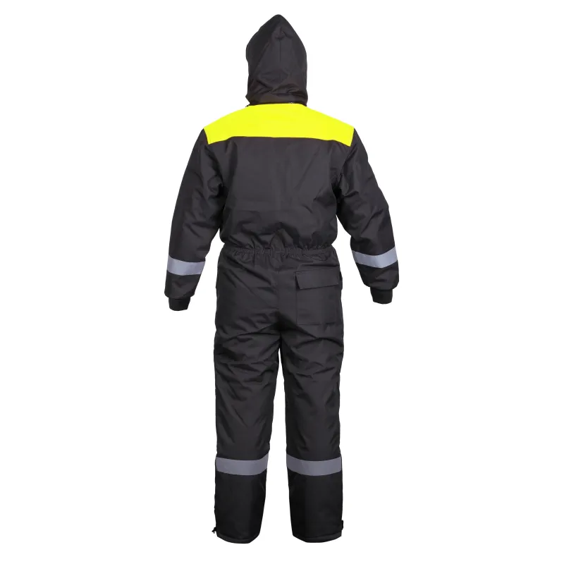 Darba kombinezons Baltic Canvas FB-8906XXL, melna krās.-dzeltena krās., XXL izmērs