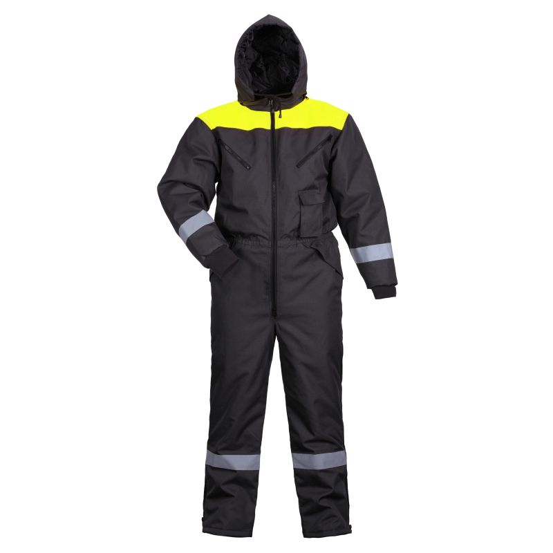 Töökombinesoon Baltic Canvas FB-8906XXL, must v.-kollane v., XXL suurus