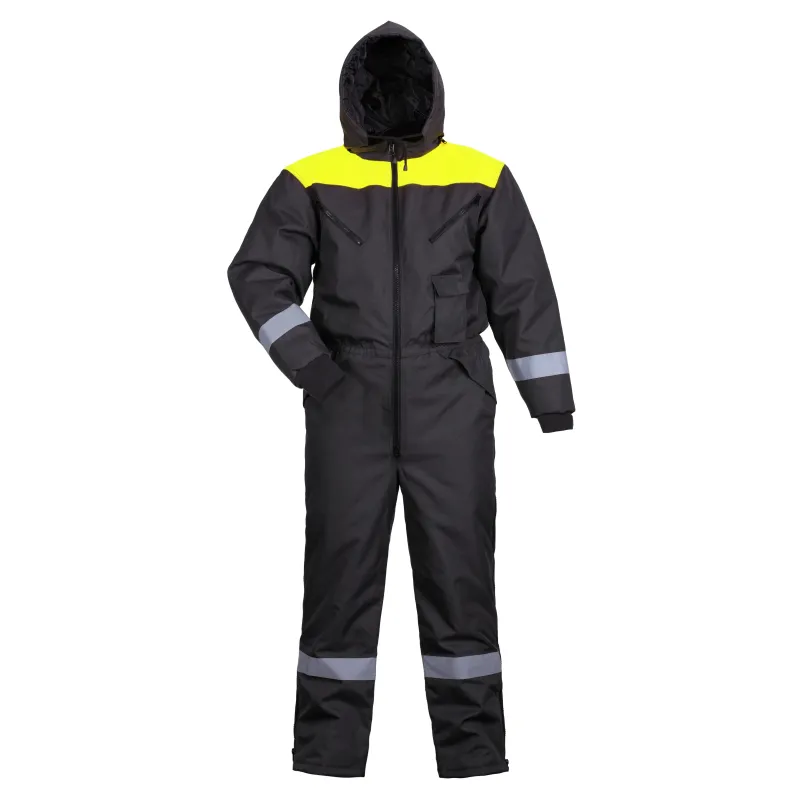 Darba kombinezons Baltic Canvas FB-8906XXL, melna krās.-dzeltena krās., XXL izmērs