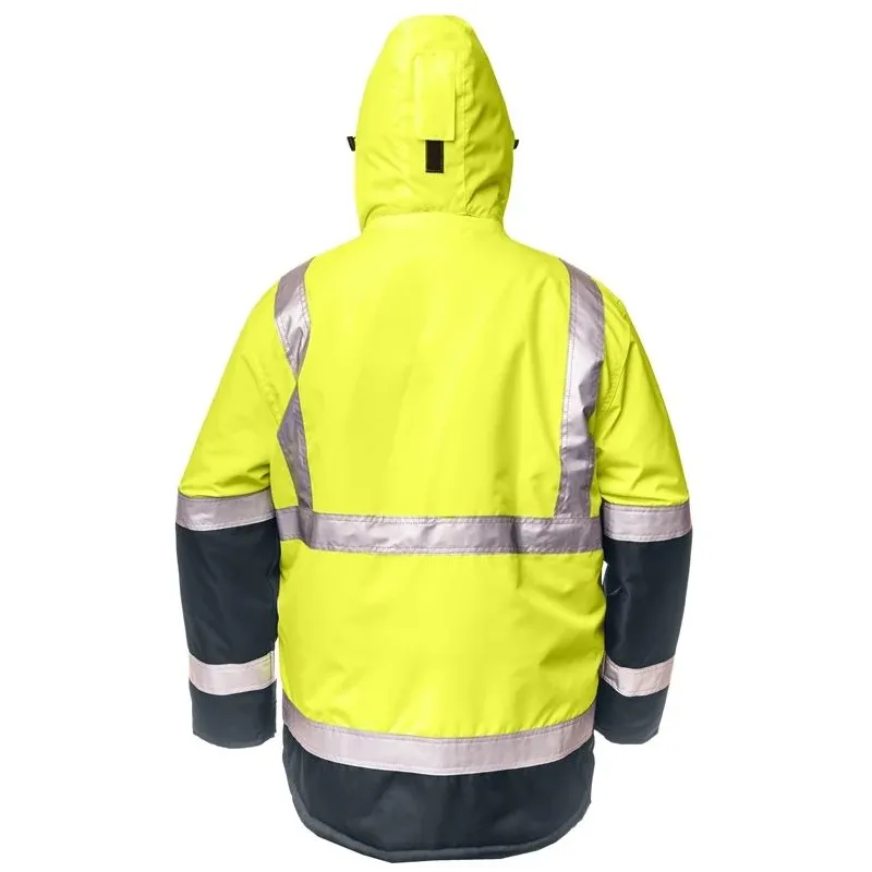 Darba jaka Baltic Canvas HI-VIS FB-8946 M, zila krās.-melna krās.-dzeltena krās., M izmērs