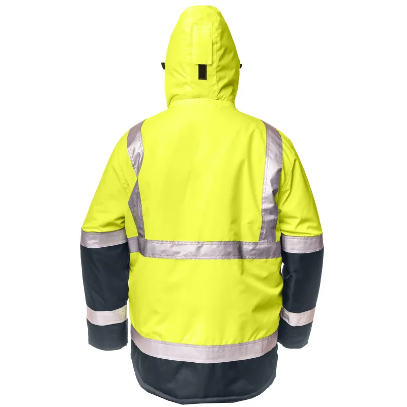 Darba jaka Baltic Canvas HI-VIS FB-8946 M, zila krās.-melna krās.-dzeltena krās., M izmērs