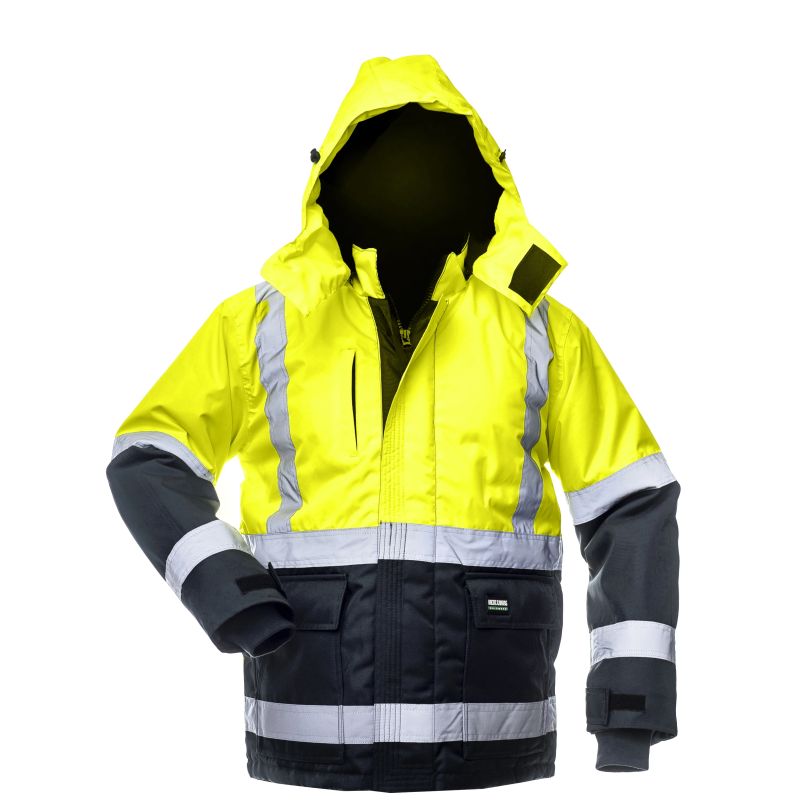 Tööjope Baltic Canvas HI-VIS FB-8946 M, sinine v.-must v.-kollane v., M suurus