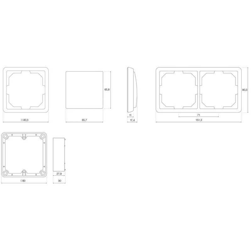 Rāmis vilma st150 5-viet. balts